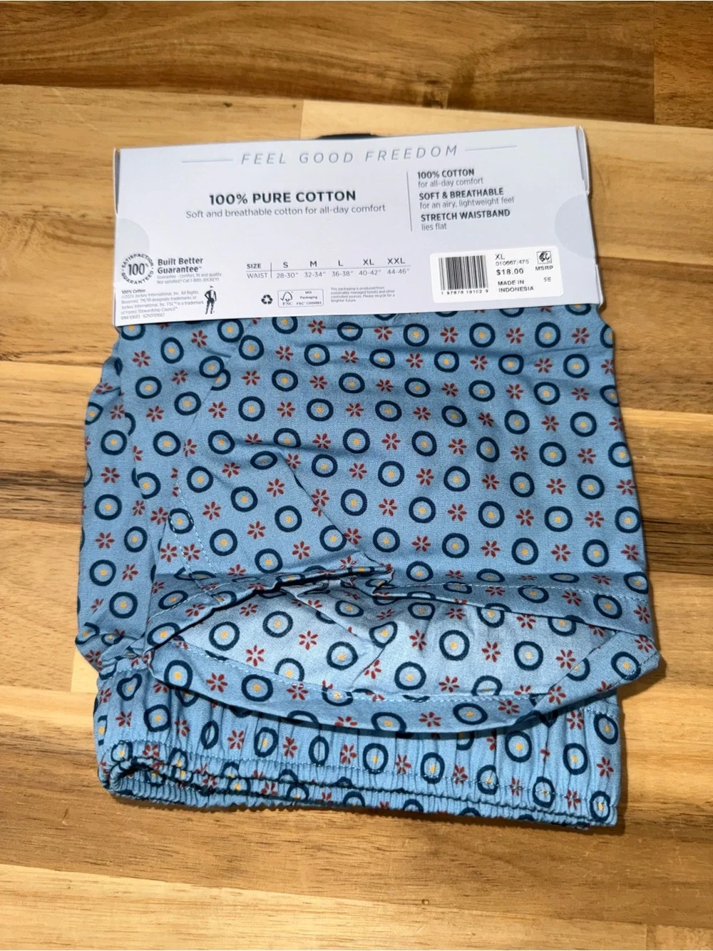 Jockey Men’s Woven Boxer XL